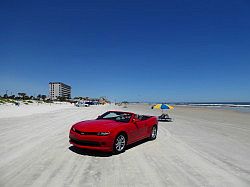 Daytona Beach - auto op het strand